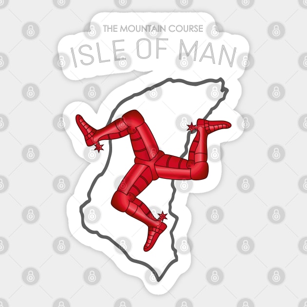 Isle of Man Race Sticker by biggeek